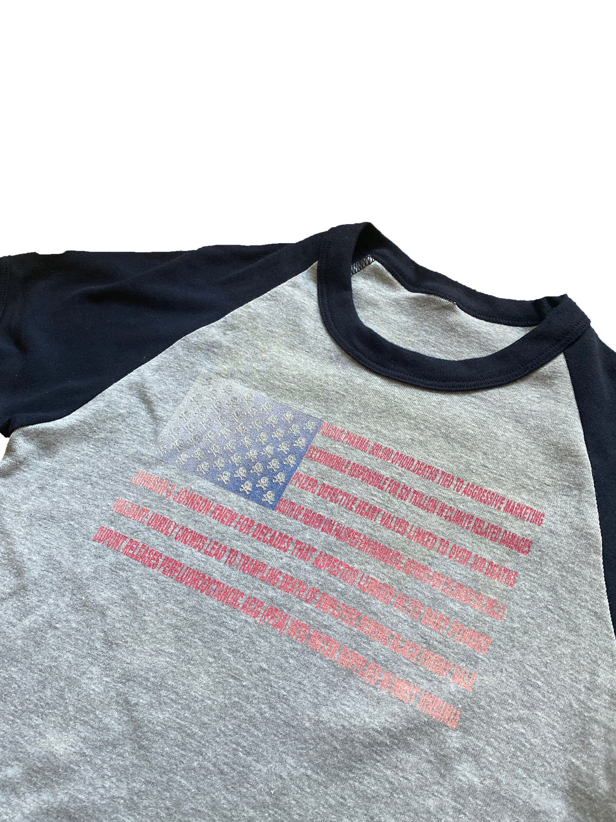 MADE IN AMERIKA - Ringer Baby Rib Top