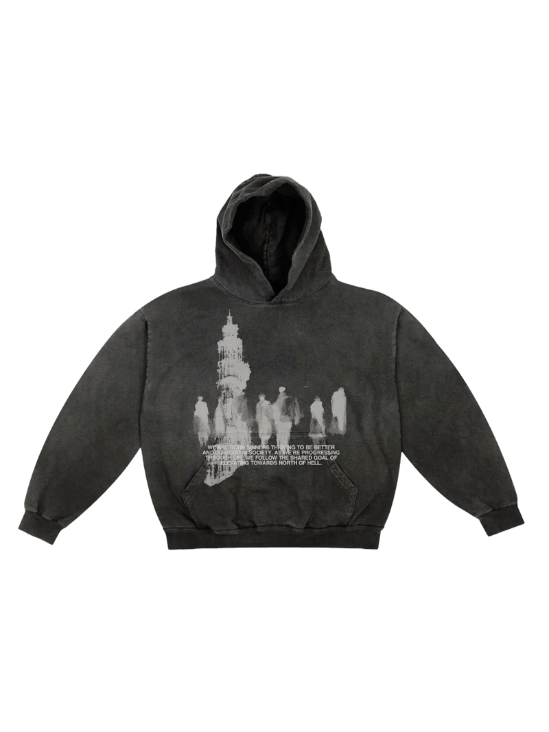 NORTH OF HELL - Heavyweight Hoodie