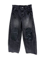 MOSES - Genuine Leather Knee Pad Denim
