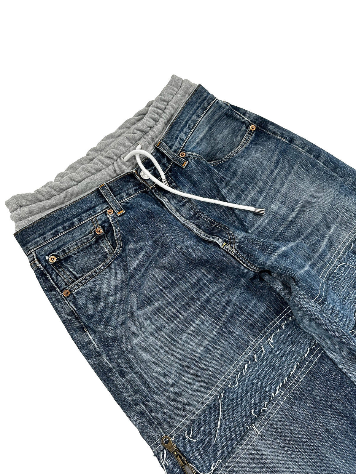 HYBRID SWEATDENIM - Indigo