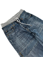 HYBRID SWEATDENIM - Indigo