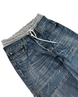 HYBRID SWEATDENIM - Indigo