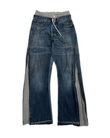 HYBRID SWEATDENIM - Indigo