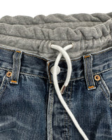 HYBRID SWEATDENIM - Indigo