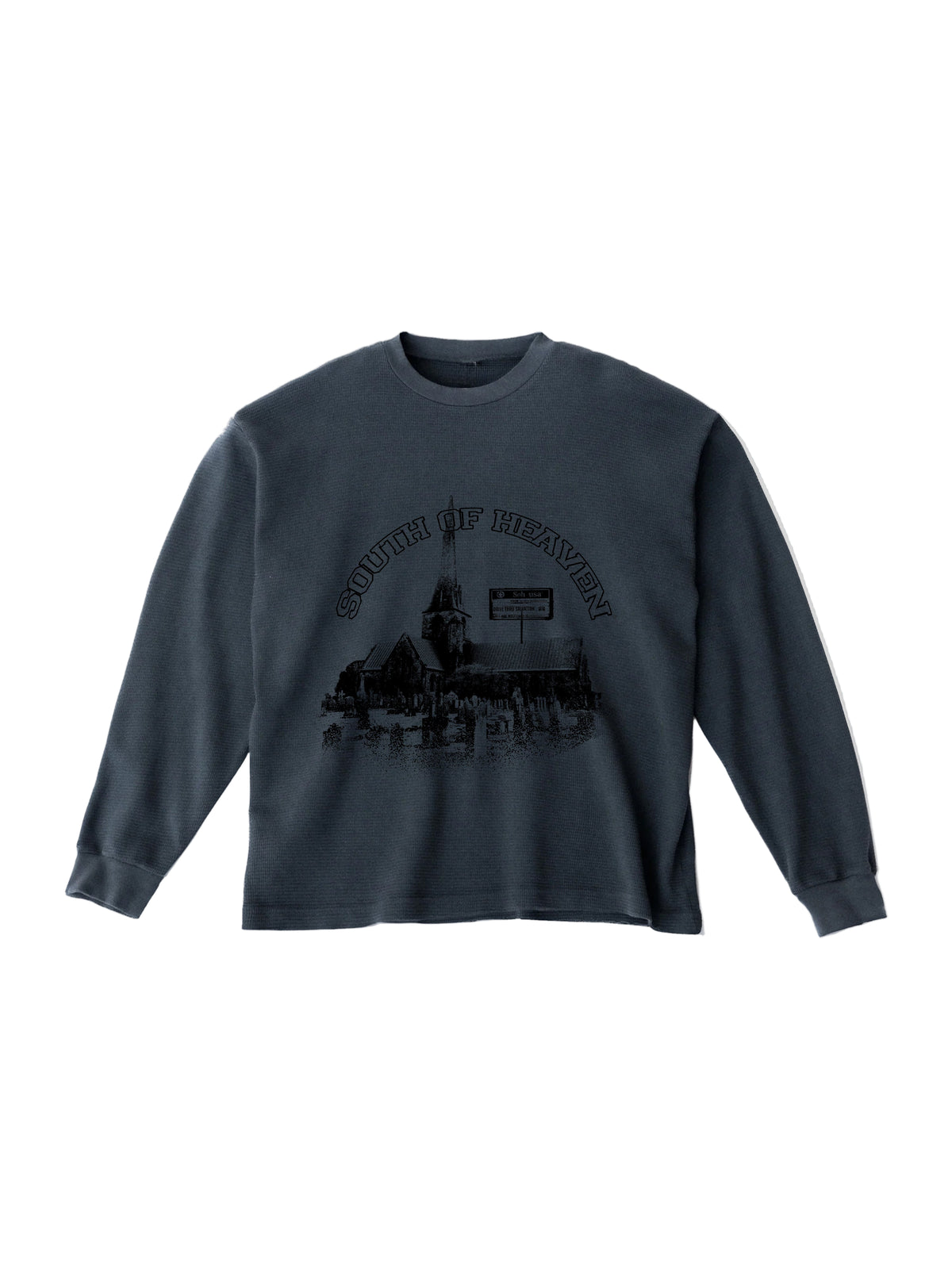 DRIVE THRU SALVATION - Waffle Longsleeve T-Shirt