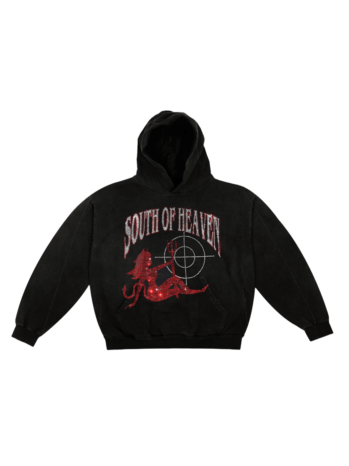 GUARDIAN - Heavyweight Rhinestone Hoodie