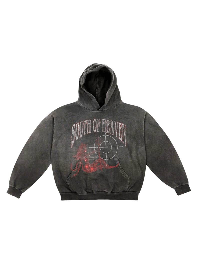 GUARDIAN - Heavyweight Rhinestone Hoodie
