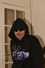 VISION - Heavyweight Print/Rhinestone Hoodie