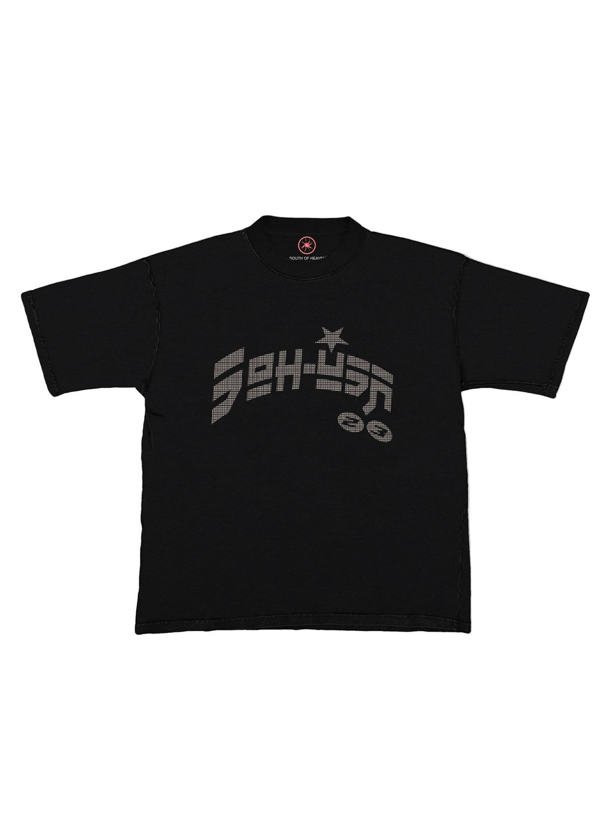 LOGO Heavyweight Rhinestone T Shirt SOUTH OF HEAVEN Logo heavyweight rhinestone t shirt south of heaven