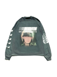 MOTORSPORT - Washed Green L/S T-Shirt