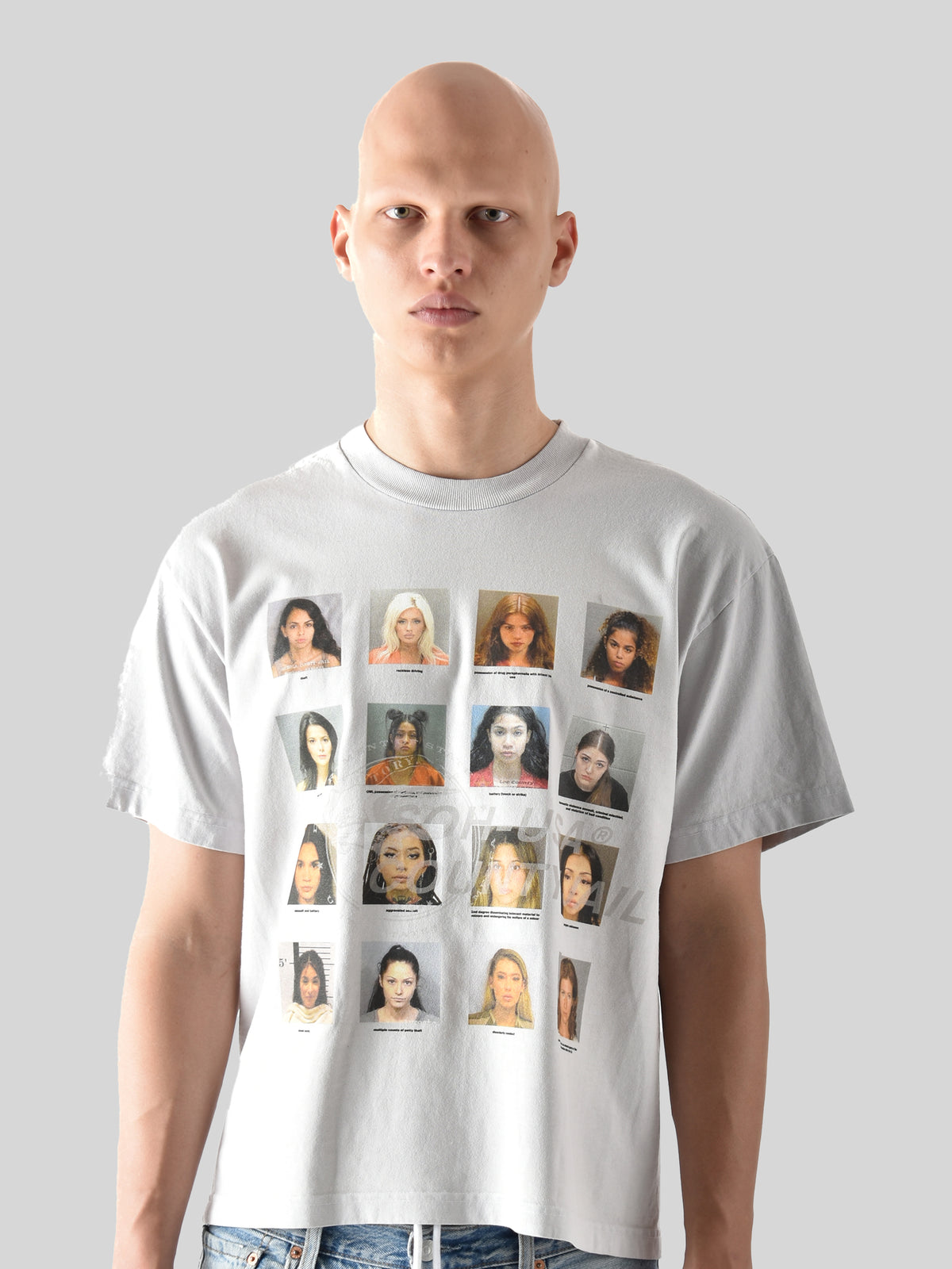 MUGSHAWTY - Heavy Box Tee Cement