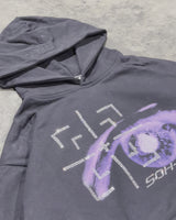 VISION - Heavyweight Print/Rhinestone Hoodie