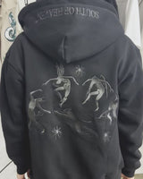 SERENITY - Embroidered Zip-Up Hoodie