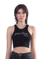SOH-USA - Rhinestone Croptop