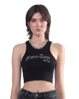 SOH-USA - Rhinestone Croptop