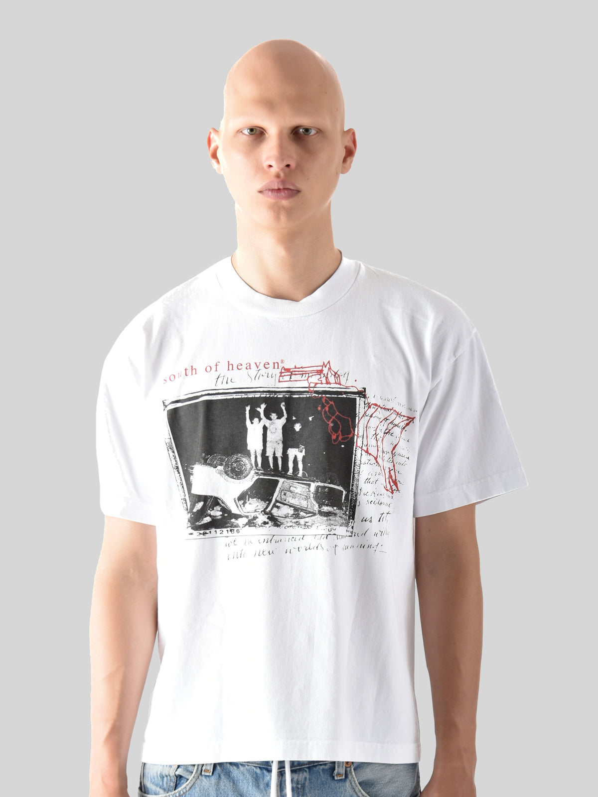 RIOT - Heavy Box Tee White