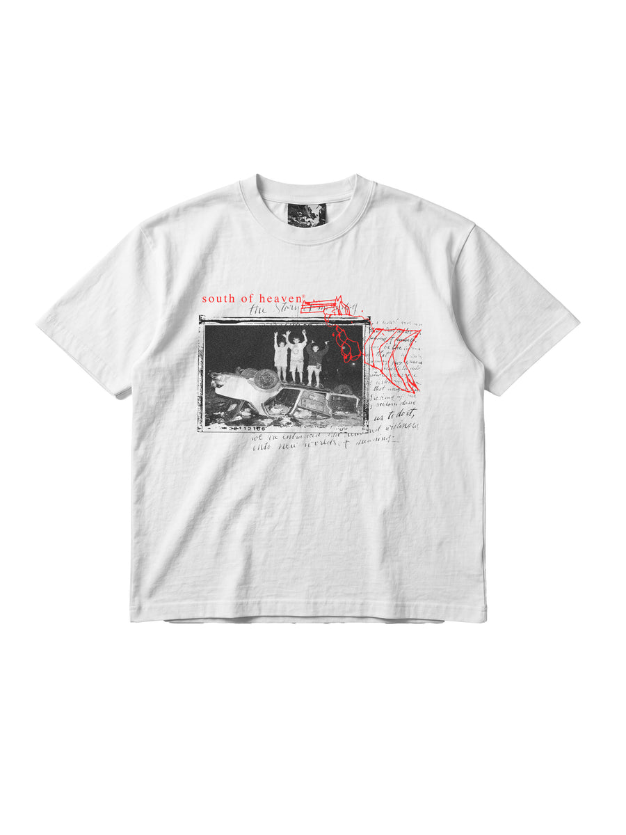 RIOT - Heavy Box Tee White