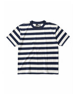 STRIPED BLANK TEE NAVY