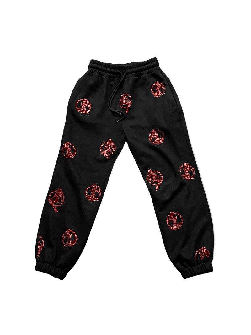 NIGHTCLUB - RHINESTONE SWEATPANTS