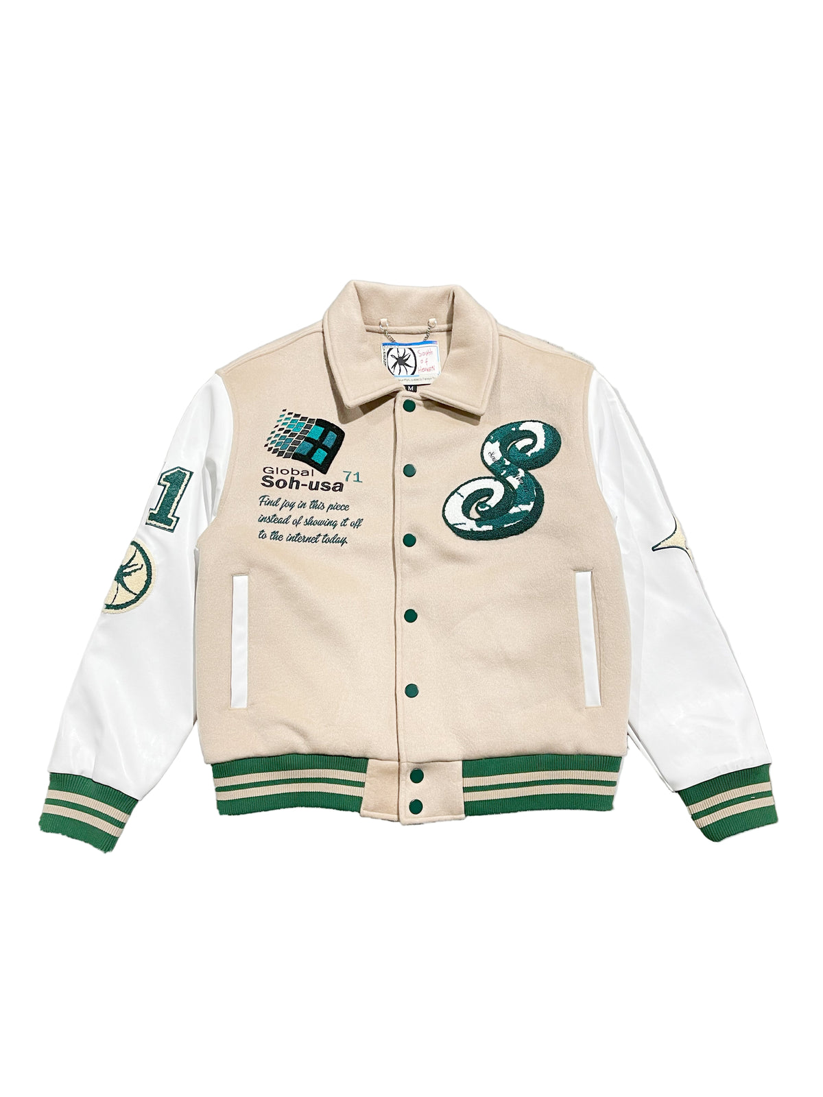 DIGITAL YOUTH - Letterman Jacket with inside lining