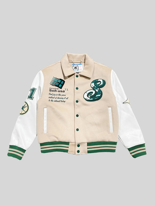DIGITAL YOUTH - Letterman Jacket with inside lining