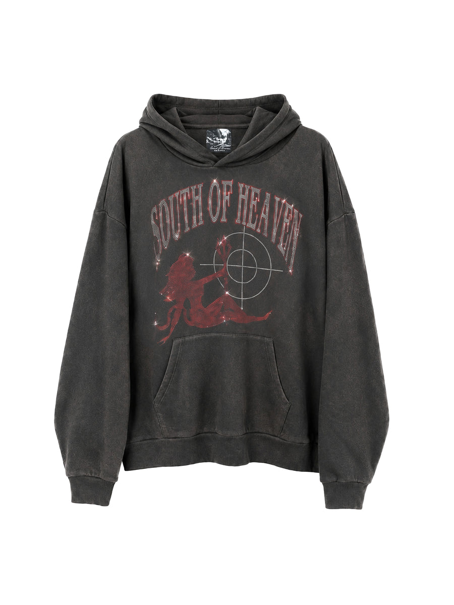 GUARDIAN - Heavy Rhinestone Hoodie