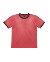 ASSAN RINGER TEE - Washed Red