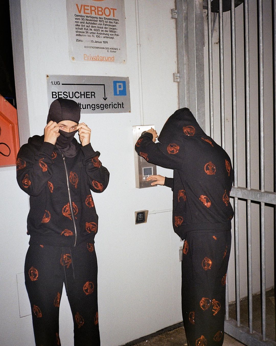NIGHTCLUB - RHINESTONE SWEATPANTS