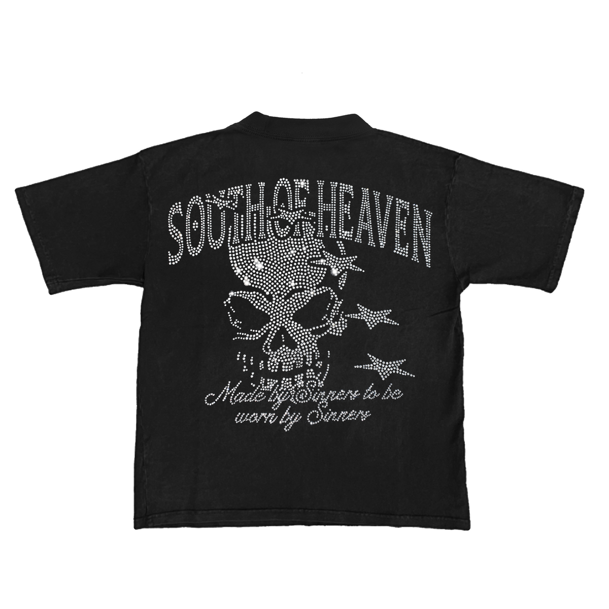 777 DIVISION - BACK + FRONT RHINESTONE TEE