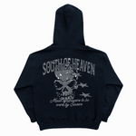 777 DIVISION  - RHINESTONE ZIP HOODIE