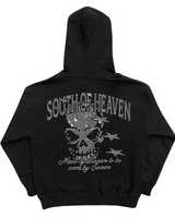 777 DIVISION  - RHINESTONE ZIP HOODIE