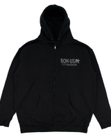 777 DIVISION  - RHINESTONE ZIP HOODIE