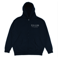 777 DIVISION  - RHINESTONE ZIP HOODIE