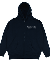777 DIVISION  - RHINESTONE ZIP HOODIE