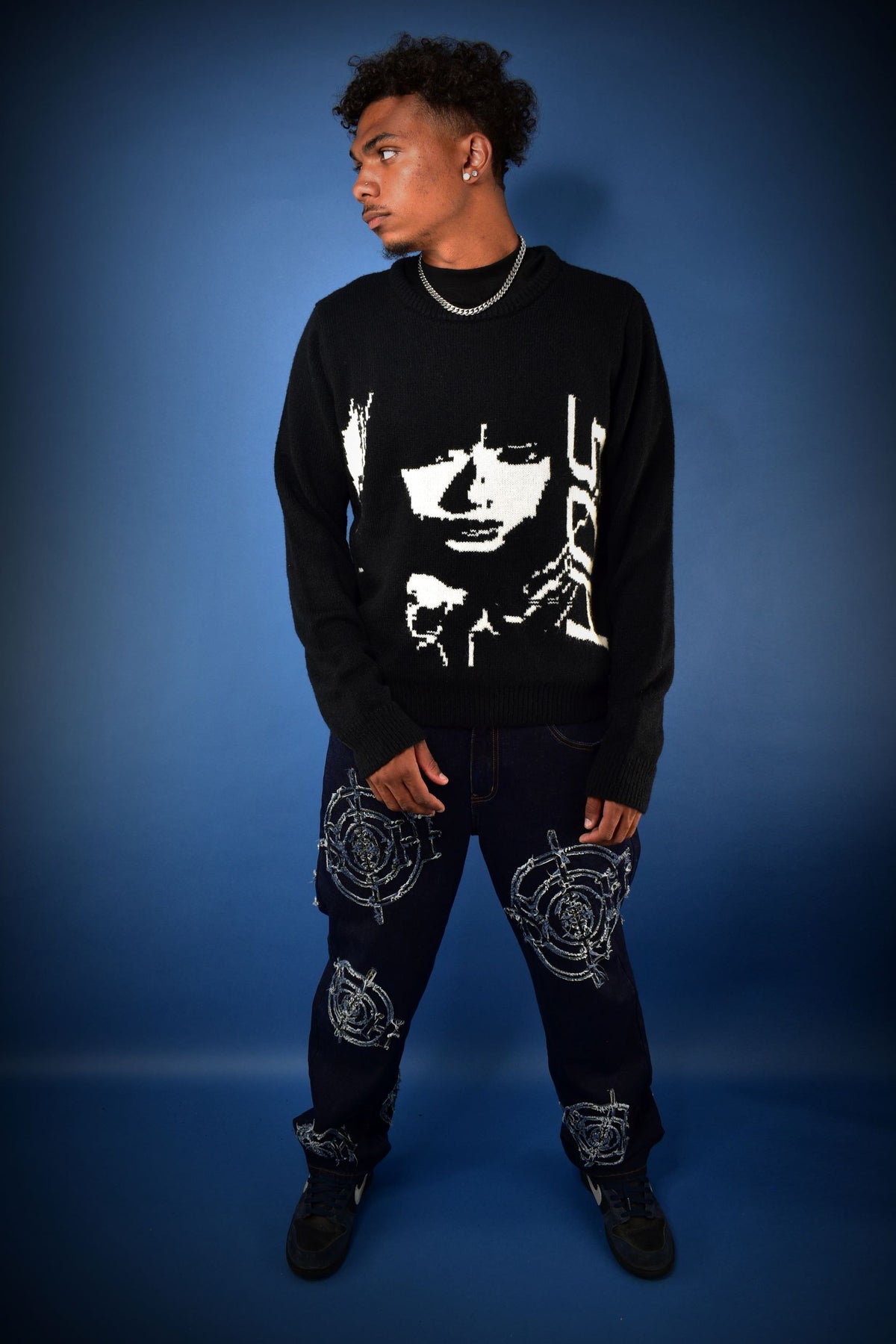 GOGO - MOHAIR KNITTED SWEATER