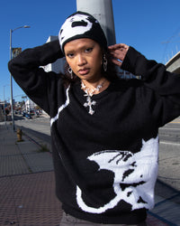 LITTLE DEVIL - Heavyweight Knitted Sweater